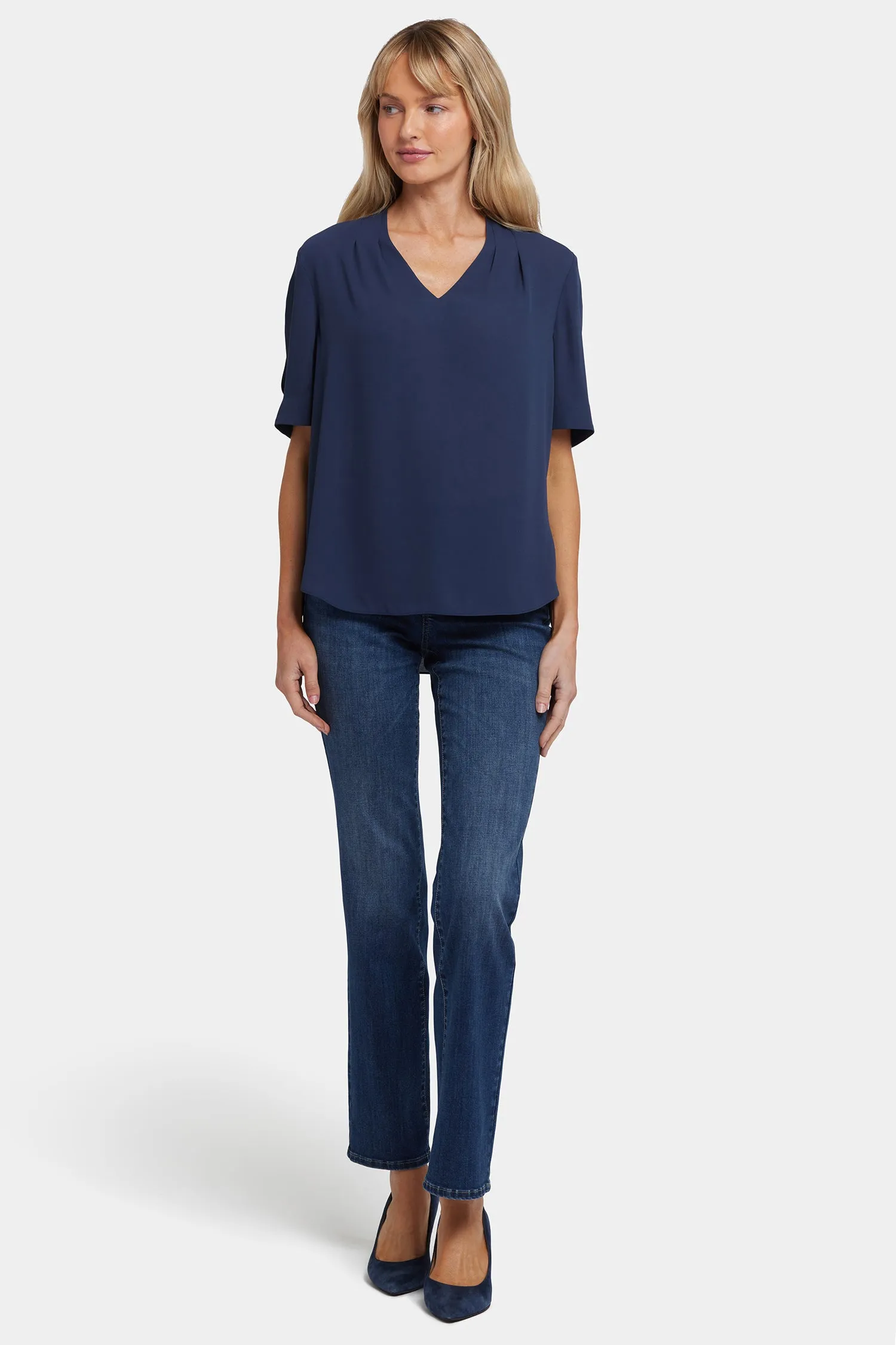 Charming Top - Oxford Navy