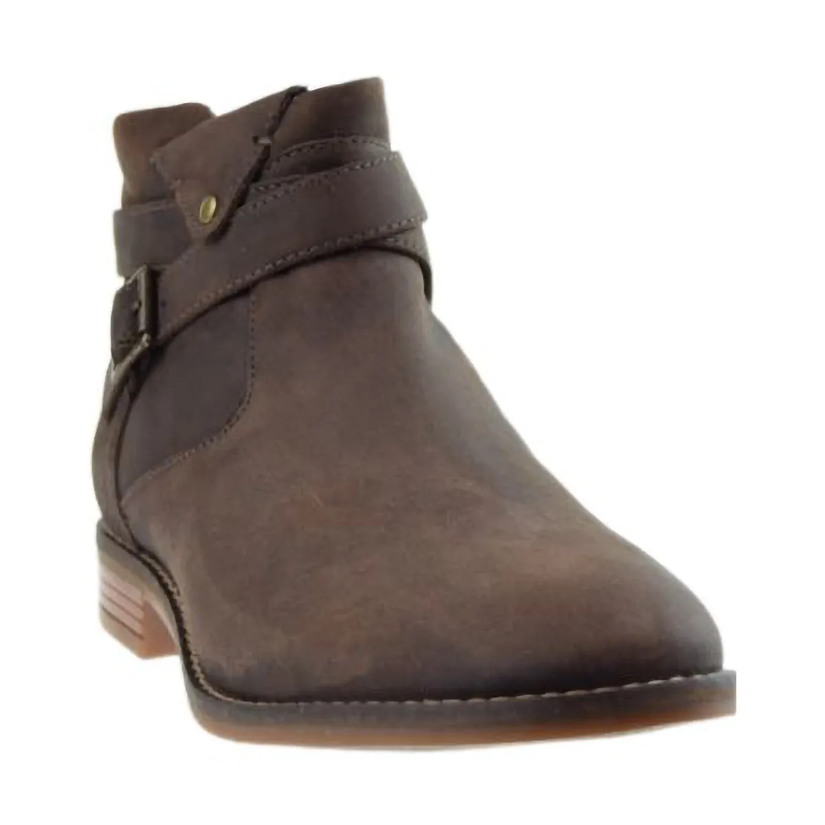 Clarks Brean Strap Women's Shoes Dark Brown