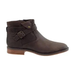 Clarks Brean Strap Women's Shoes Dark Brown
