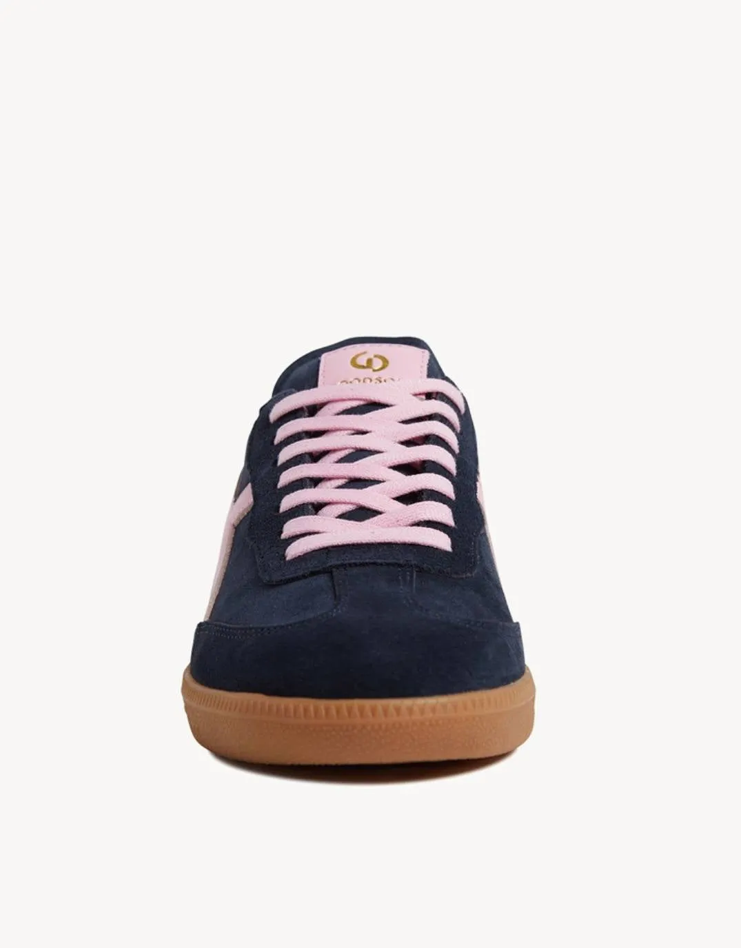 Crossroads Suede Sneakers - Navy/Pink
