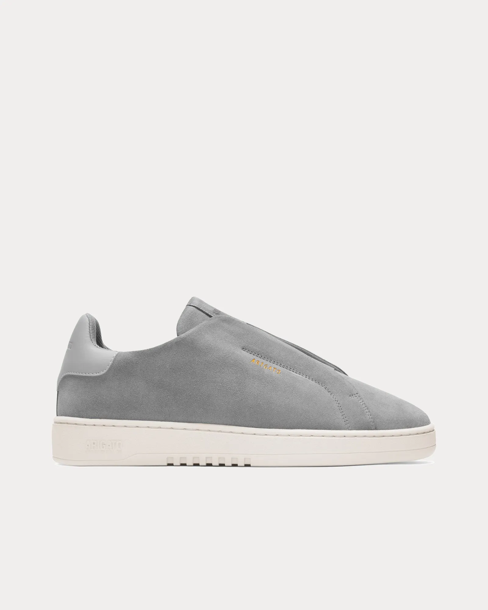 Dice Laceless Dark Grey / White Slip On Sneakers