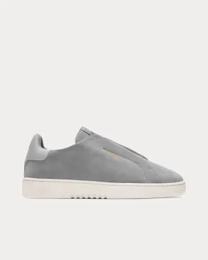 Dice Laceless Dark Grey / White Slip On Sneakers