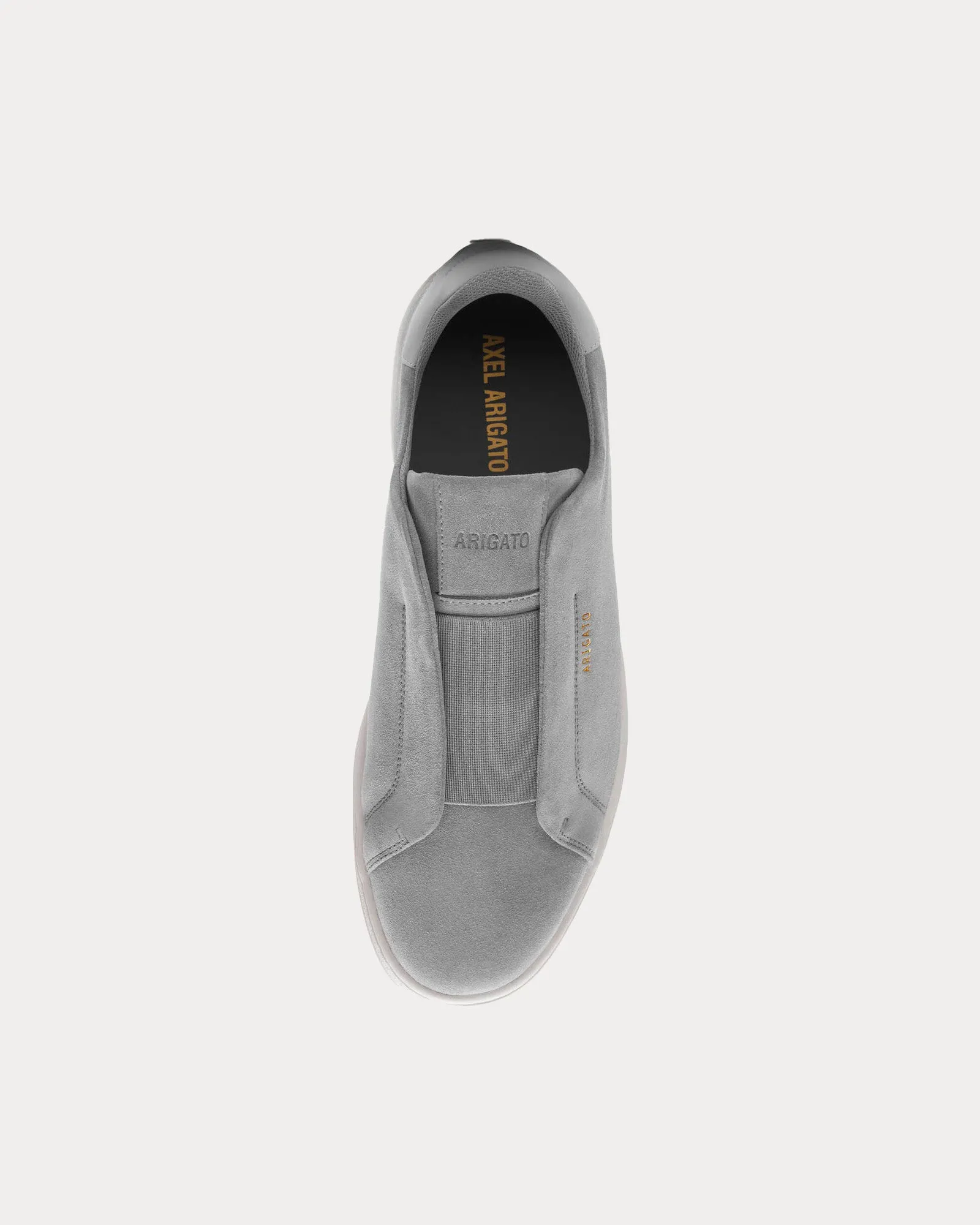 Dice Laceless Dark Grey / White Slip On Sneakers