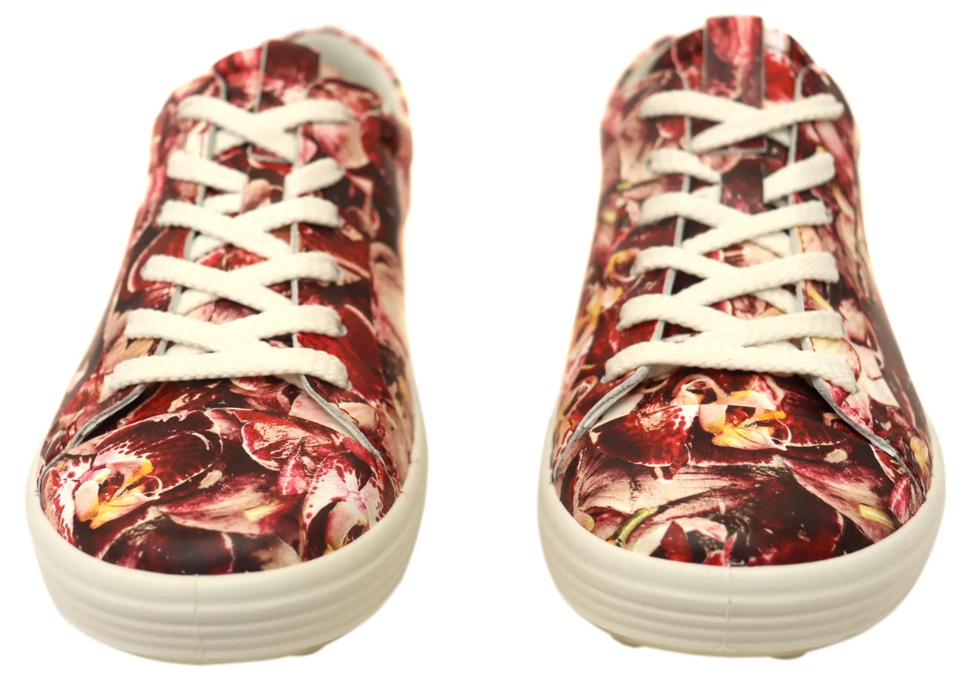 ECCO Soft 7 Womens Comfortable Lace Up Leather Sneakers