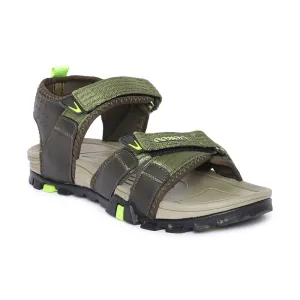Eeken ESDGO4504 Olive Stylish Lightweight Dailywear Sports Sandals For Men