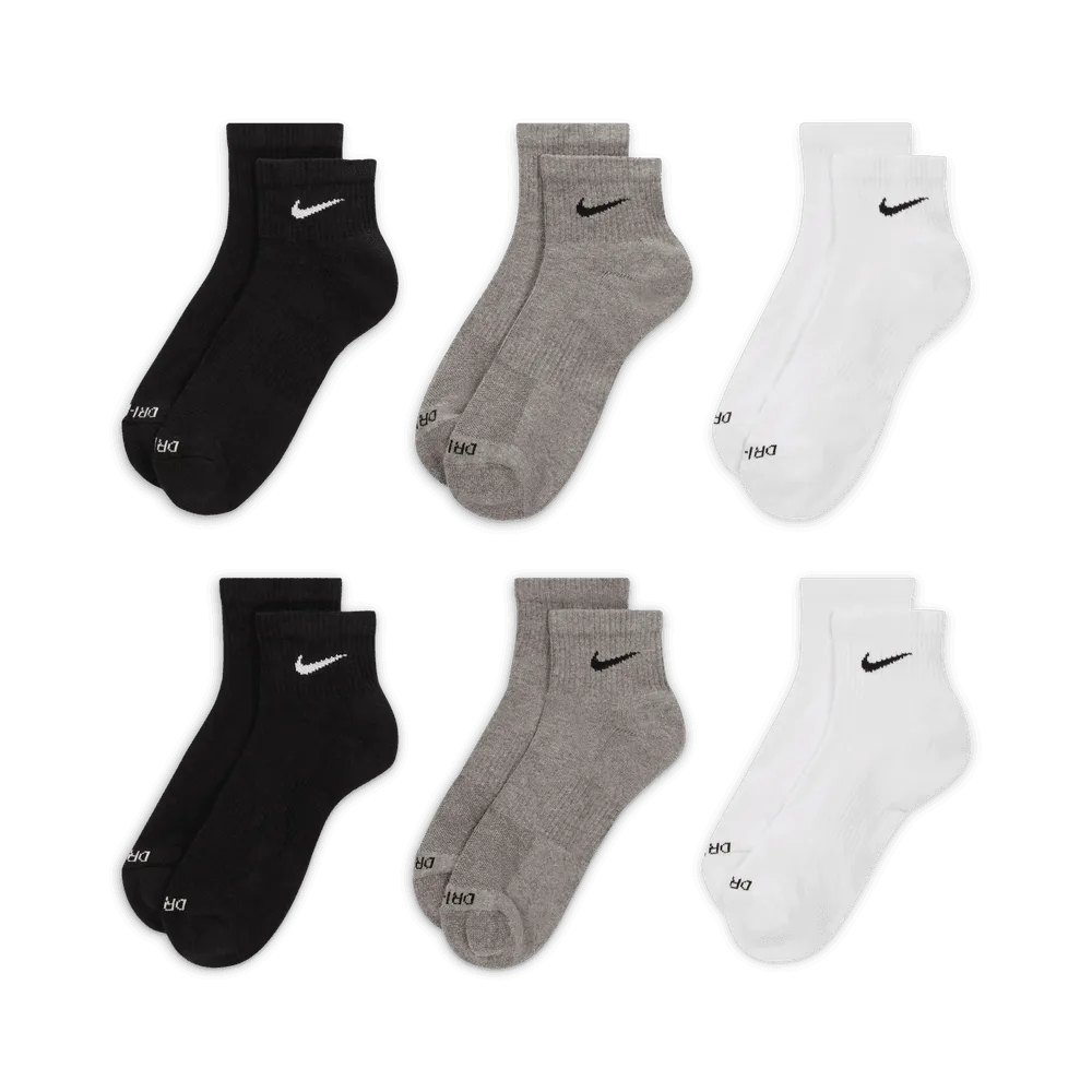 Everyday Plus Cushioned Training Ankle Socks (6 Pairs) 'Multi Color'