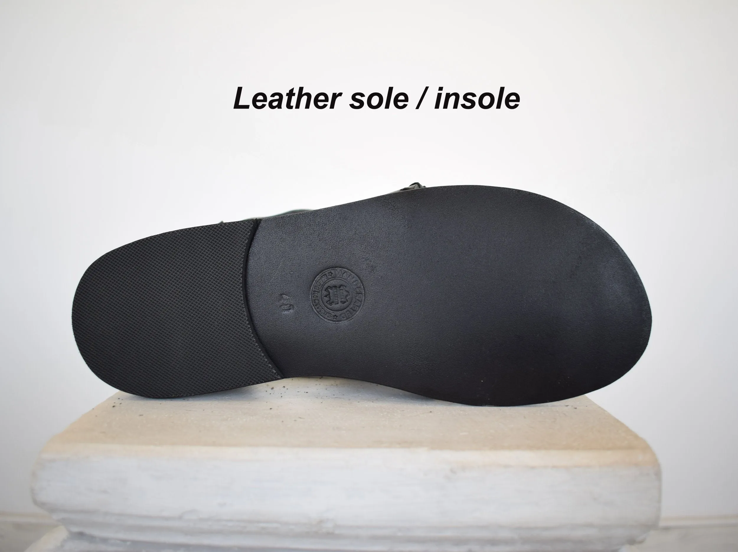 Fisherman sandals Closed toe Men Handmade greek leather sandals