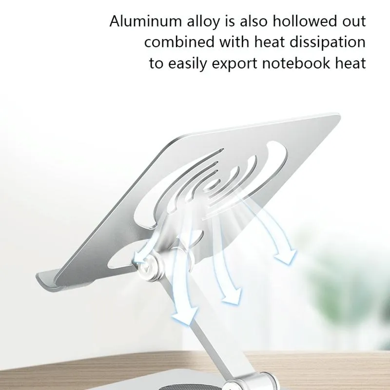 Foldable Rotating Laptop / Tablet Stand - Aluminum Alloy