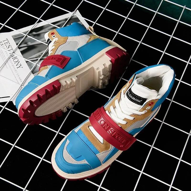 High Top Sneakers DTX100 Chunky dad shoes
