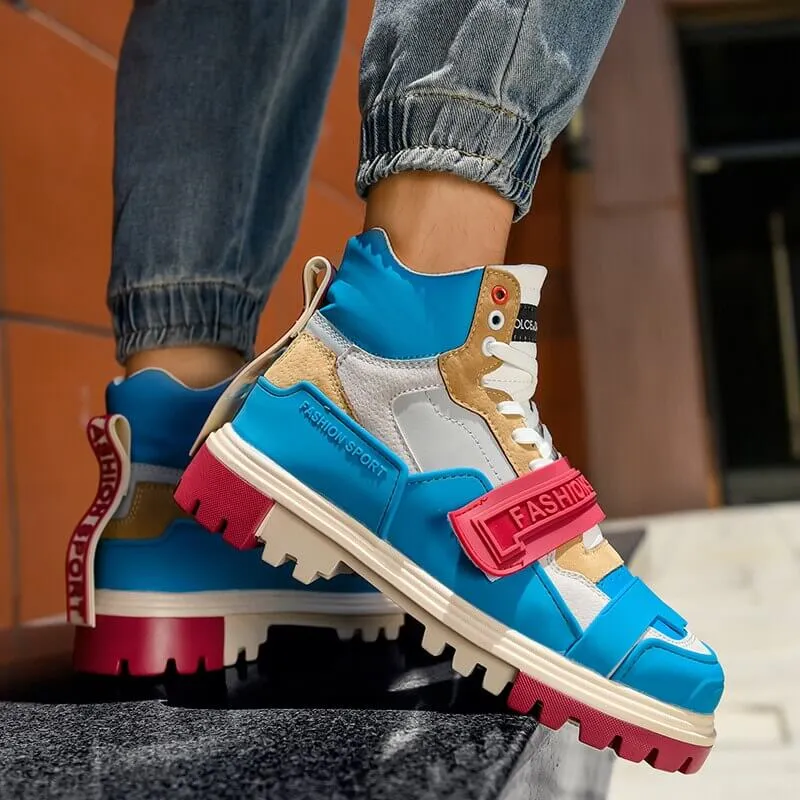 High Top Sneakers DTX100 Chunky dad shoes