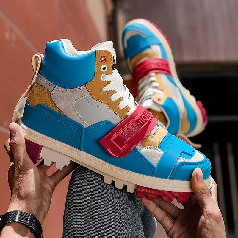 High Top Sneakers DTX100 Chunky dad shoes