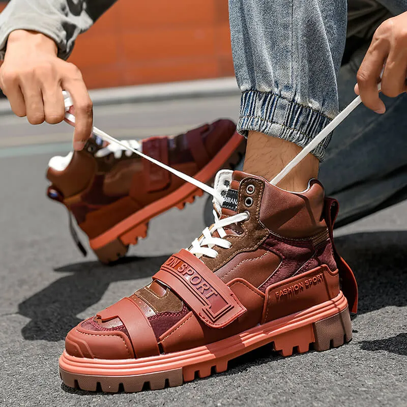 High Top Sneakers DTX100 Chunky dad shoes