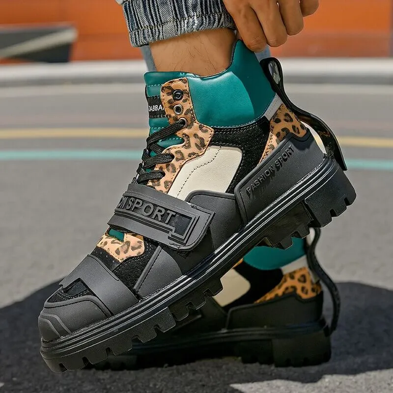 High Top Sneakers DTX100 Chunky dad shoes
