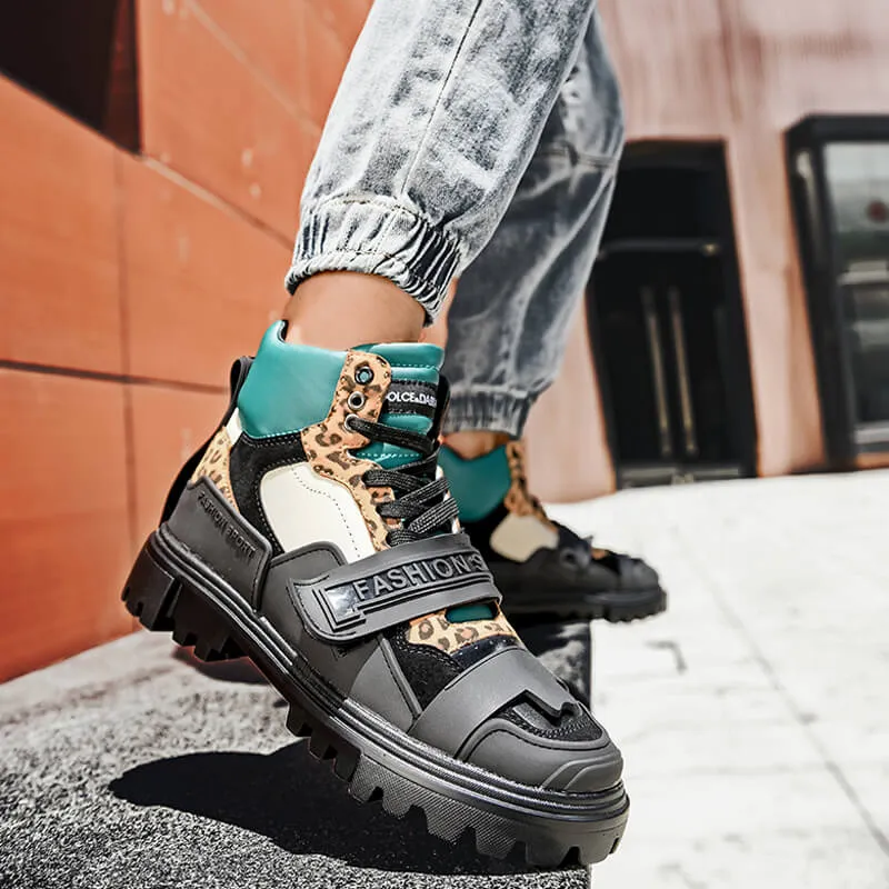 High Top Sneakers DTX100 Chunky dad shoes