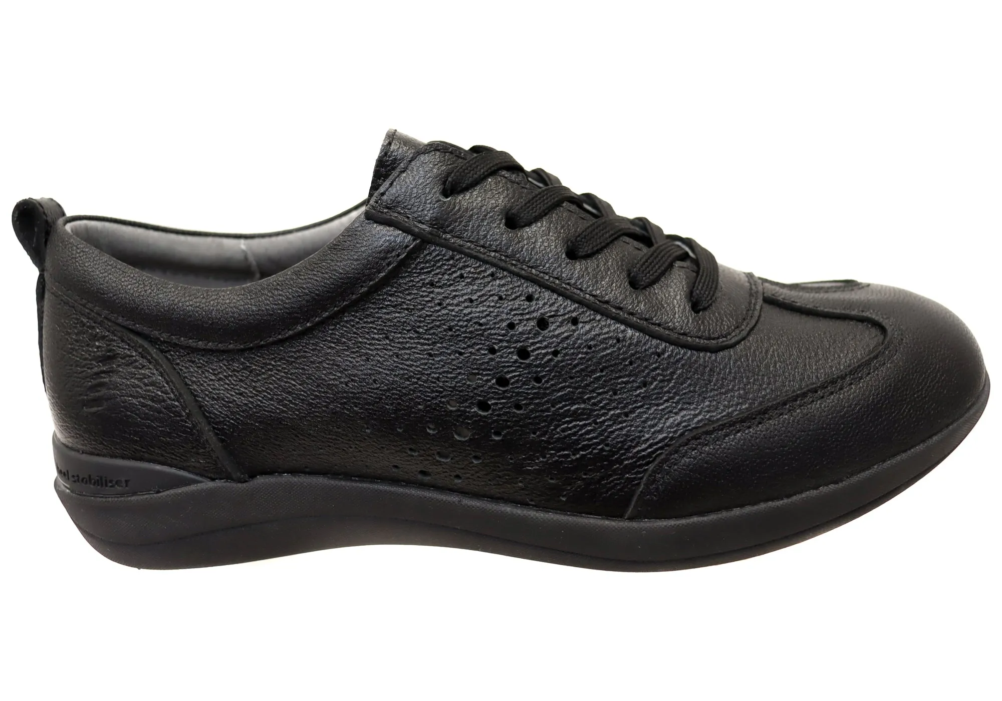 Homyped Gail Lace Womens Leather Comfortable Supportive Lace Up Shoes
