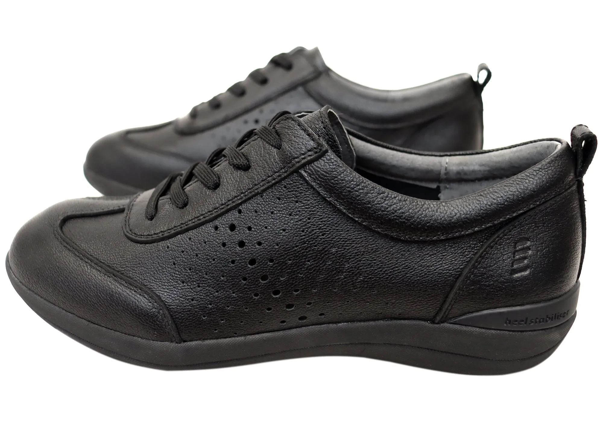 Homyped Gail Lace Womens Leather Comfortable Supportive Lace Up Shoes