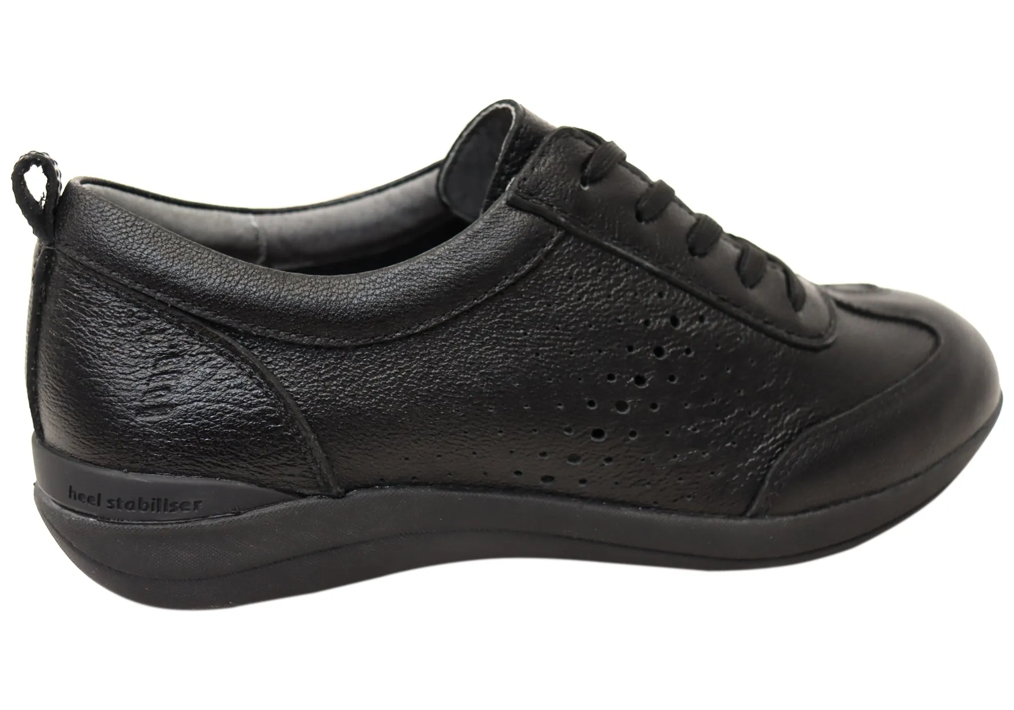 Homyped Gail Lace Womens Leather Comfortable Supportive Lace Up Shoes