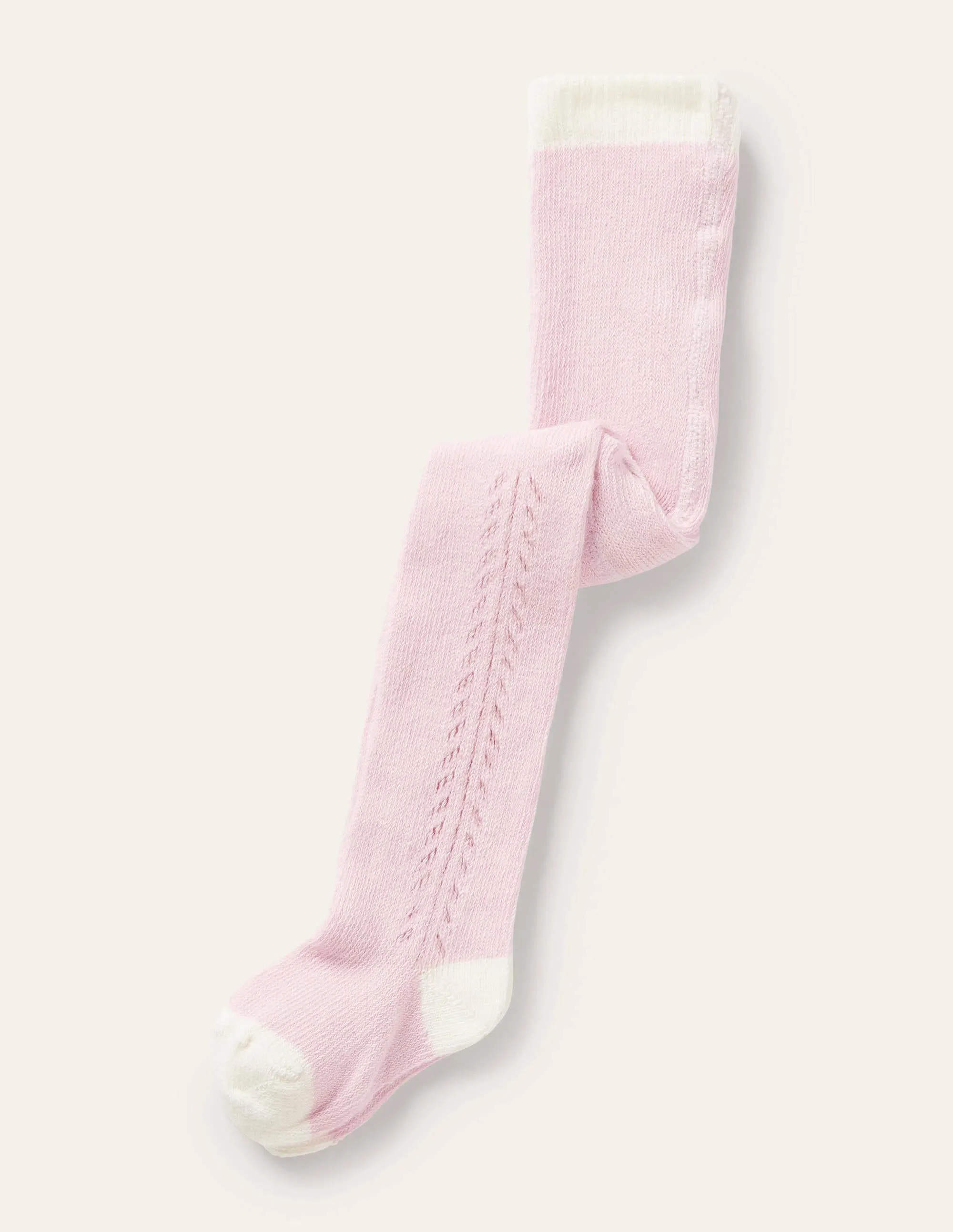 Lace Stitch Tights-Provence Dusty Pink