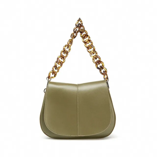 Loren Women's Leather Handbag With Chain