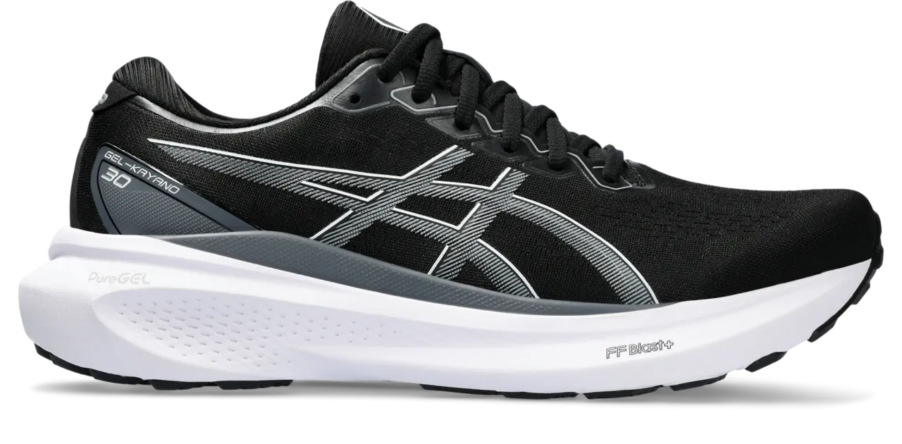 Men’s Gel-Kayano 30 WIDE (002 - Black/Sheet Rock)