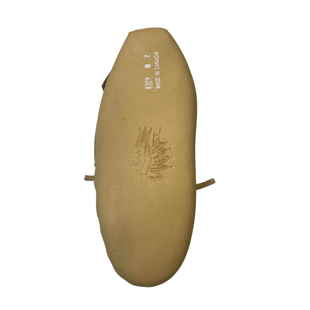 Men's Moosehide Sheepskin Lined Slippers - Natural