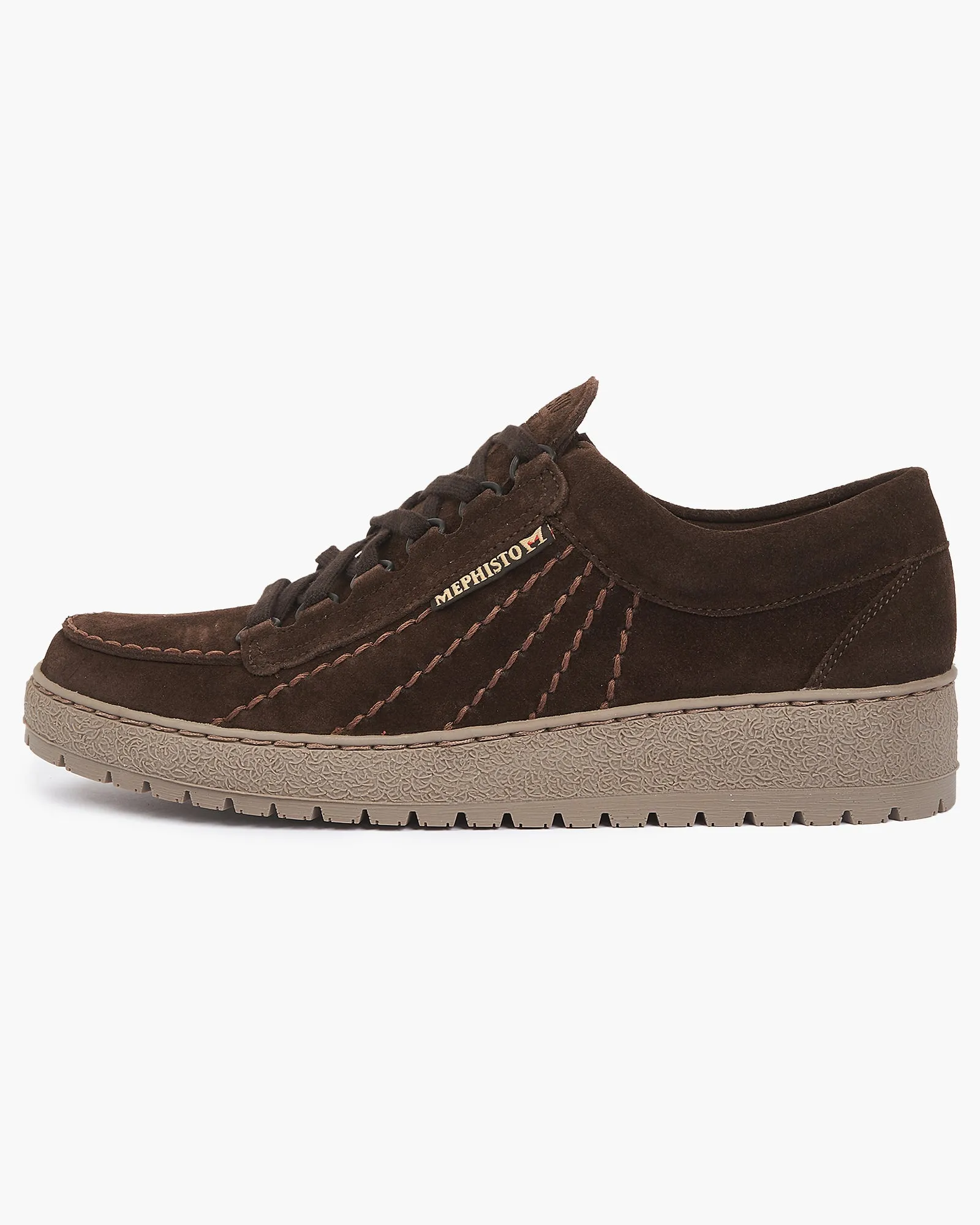 Mephisto Rainbow Shoes - Velours / Dark Brown