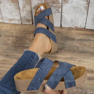 Modern and stylish platform sandals