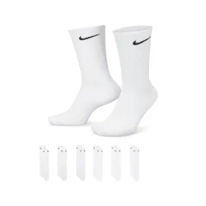 Nike SB Everyday Cushioned Training Crew Socks 6 Pack White