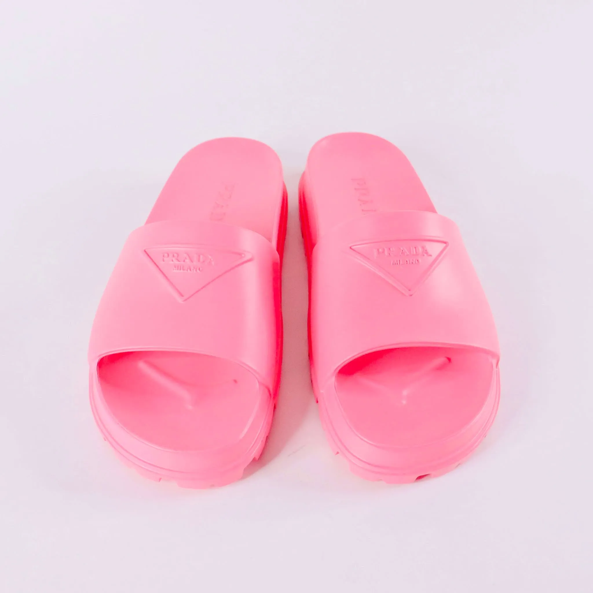PRADA EVA Rubber Slide Sandals