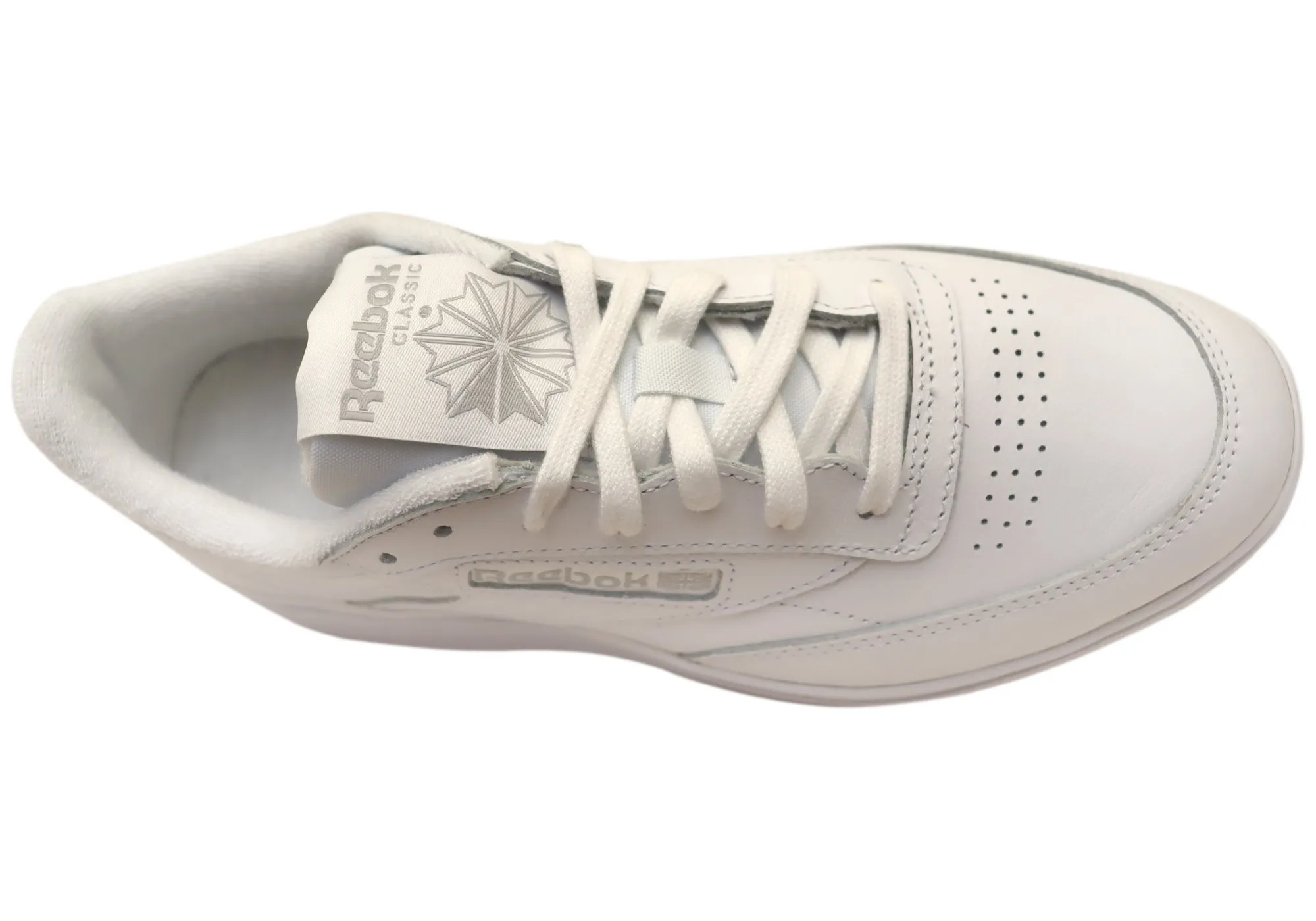 Reebok Club C Double Womens Leather Comfortable Sneakers