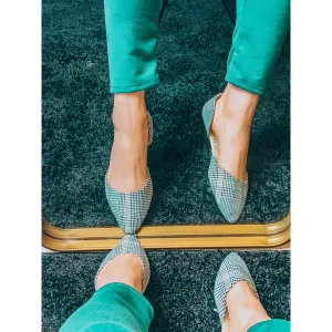 Rollasole Chic (Plaid Flats)