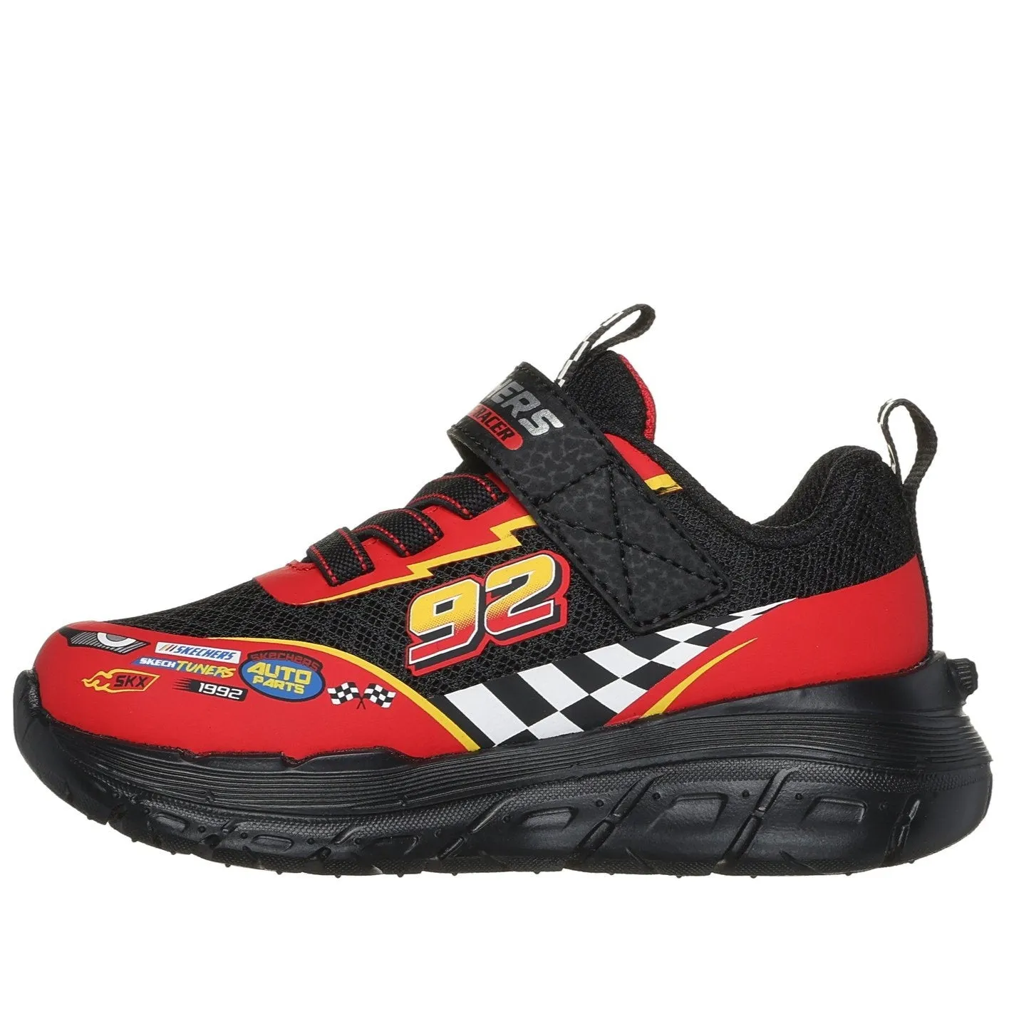 Skechers Black/Red Skech Tracks Children's Sneaker