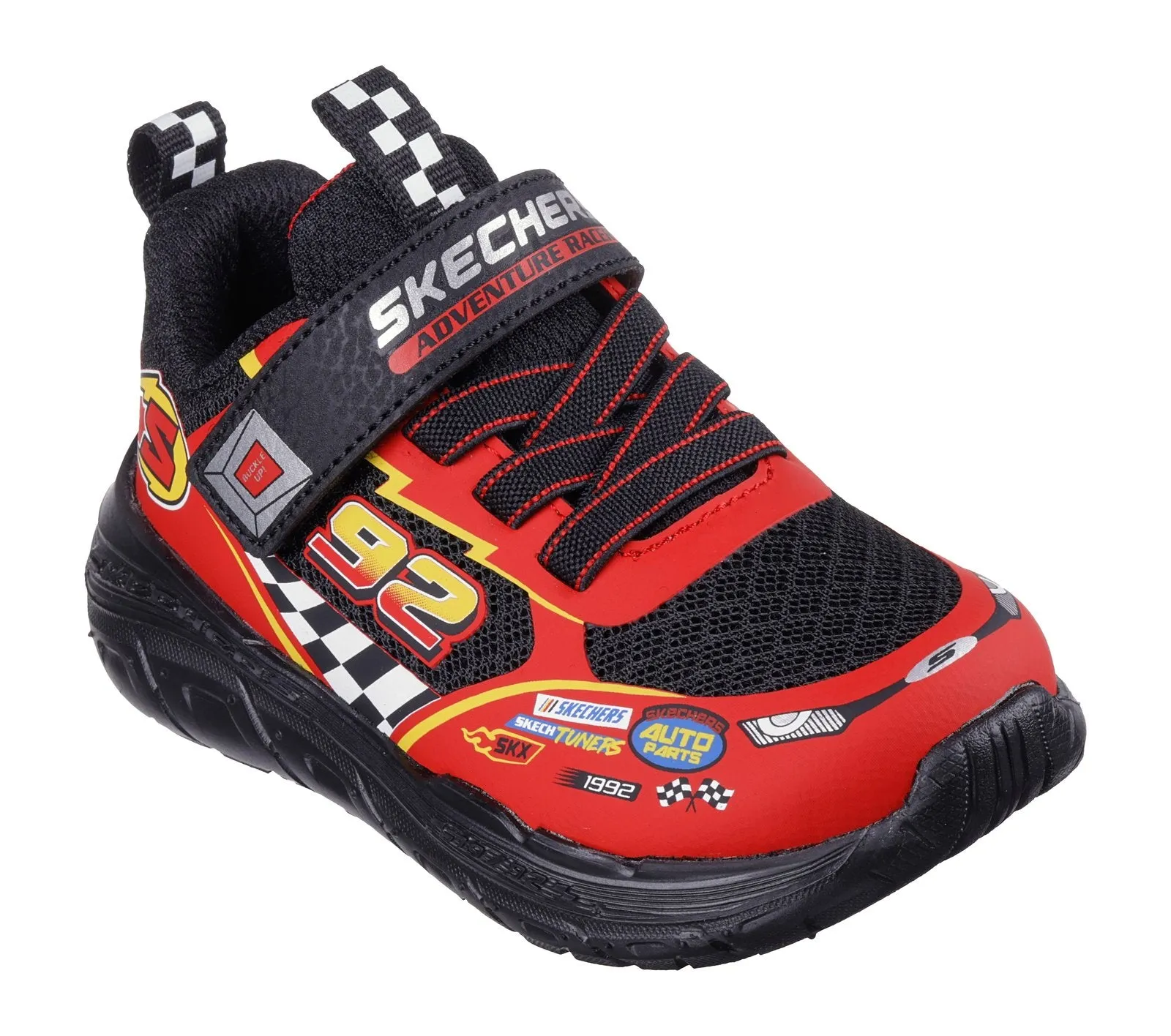 Skechers Black/Red Skech Tracks Children's Sneaker