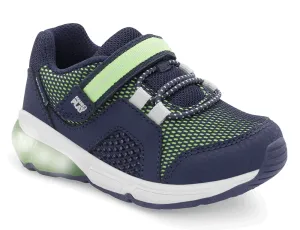 Stride Rite M2P Lumi Bounce Green Gecko Lightup Boys Running Shoes (Machine Washable)