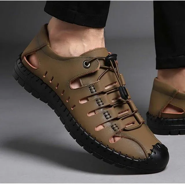Summer Men Hollow Breathable Sandals