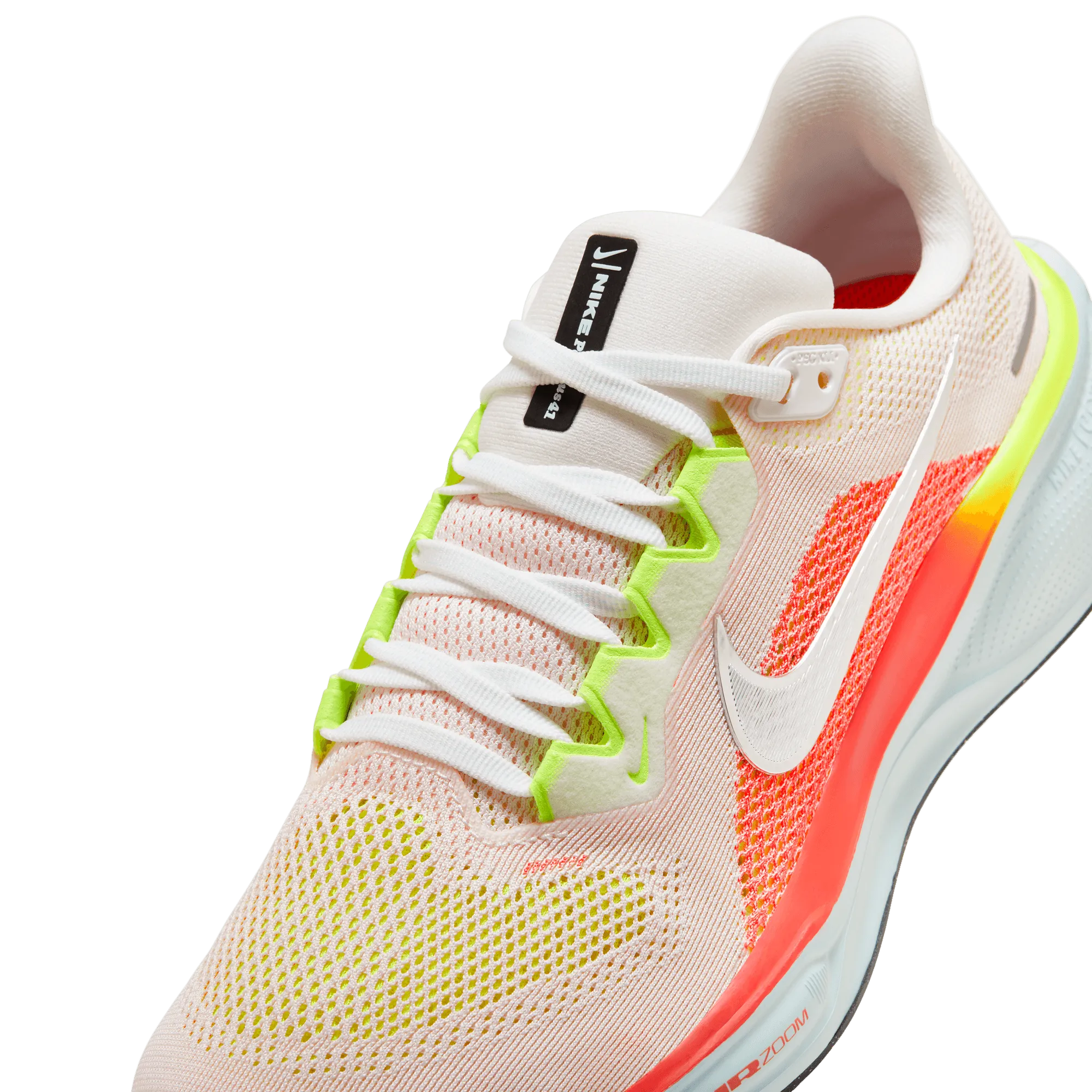 Women's Air Zoom Pegasus 41 (100 - Summit White/Chrome-Bright Crimson)