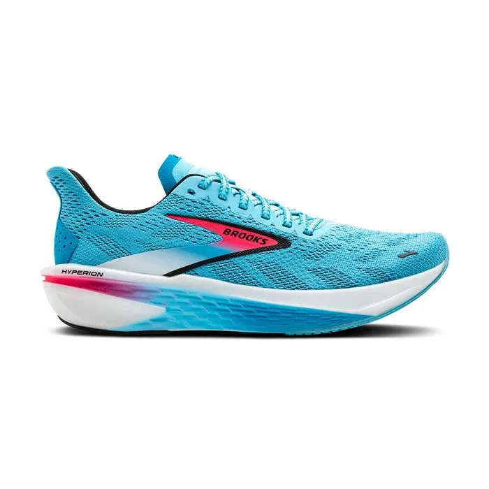 Womens Brooks Running Hyperion 2 in Crystal Seas/Diva Pink/Black
