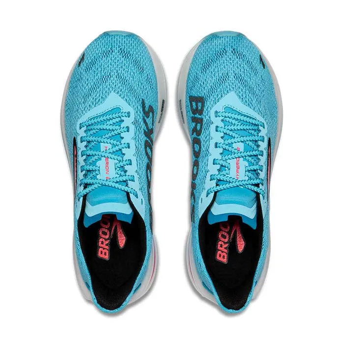 Womens Brooks Running Hyperion 2 in Crystal Seas/Diva Pink/Black